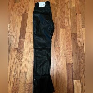 NWT Kancan Black faux leather pants